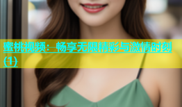 蜜桃视频：畅享无限精彩与激情时刻(1)